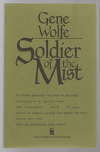 Soldier of the Mist by Gene Wolfe (First Printing) Proof