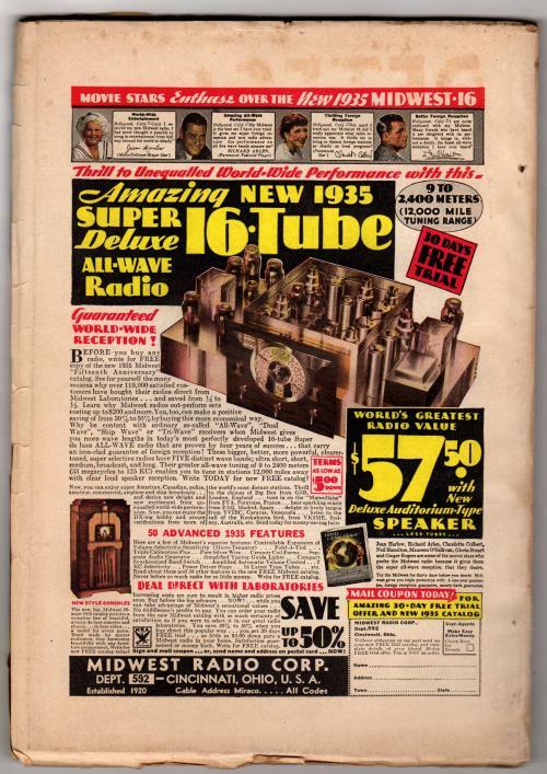 Detective Fiction Weekly Oct 13,1934 First David Goodis story; H. Landon Cvr ...