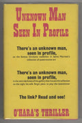 Unknown Man Seen in Profile by Kenneth O'Hara (First Edition) Gollancz Copy
