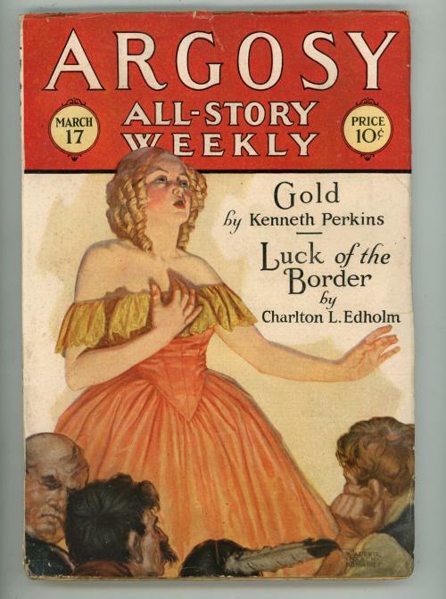 Argosy Mar 17, 1928 GGA Singing Cvr, Perkins, Edholm