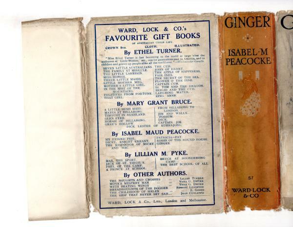 Ginger by Isabel M. Peacocke (First Edition) Ward File Copy