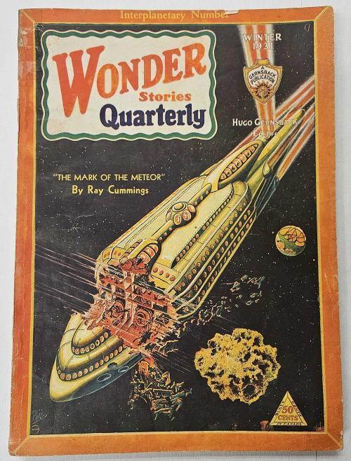 Wonder Stories Quarterly Winter 1931 Frank R. Paul; Ray Cummings
