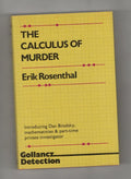 The Calculus of Murder by Erik Rosenthal (First UK Edition)