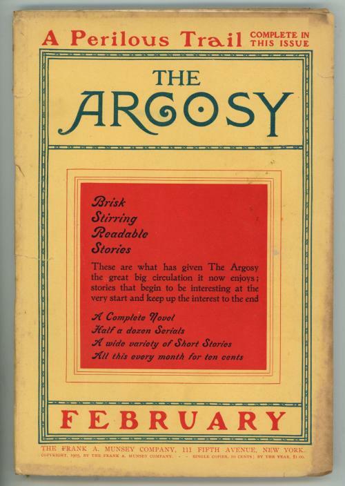 Argosy Feb 1905 WW Cook Sci-Fi; Mary Roberts Rinehart