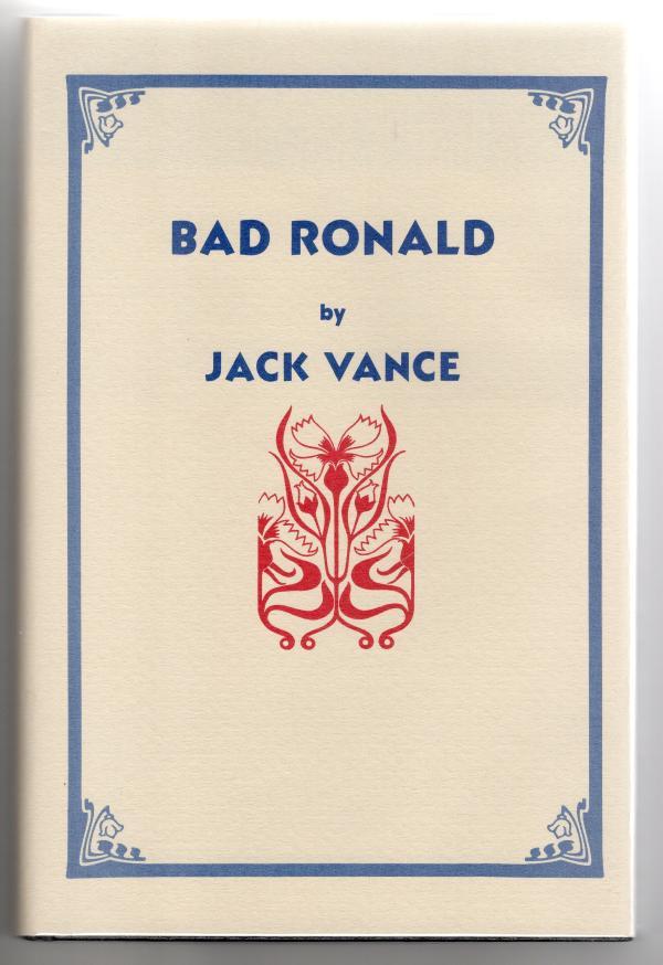 Bad Ronald by Jack Vance (First Edition) Signed, Limited