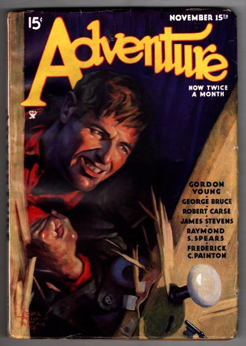 Adventure Nov 15 1934 Wittmack Cvr; Gordon Young "Red of the Arrowhead"