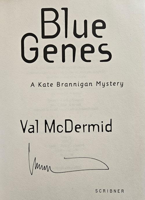 Blue Genes by Val McDermid (First Edition) Signed
