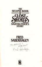 Book of the Lost Swords Series (Complete 8 Volume Set, First) Signed