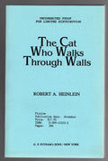 The Cat Who Walks Through Walls by Robert Heinlein (Uncorrected Proofs)