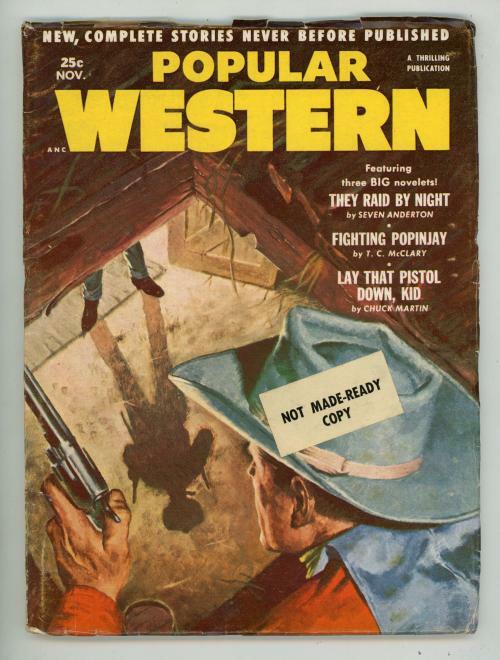 Popular Western Nov 1952 Tom Roan; Al Storm - File Copy