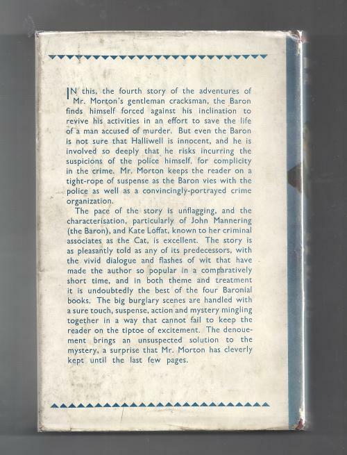 The Baron Again by Anthony Morton [John Creasey] First Edition