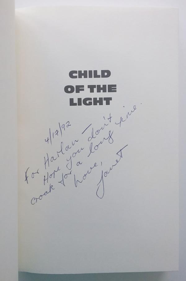 Child of the Light by Gluckman & Guthridge (1st Edition) Signed to Harlan Ell...