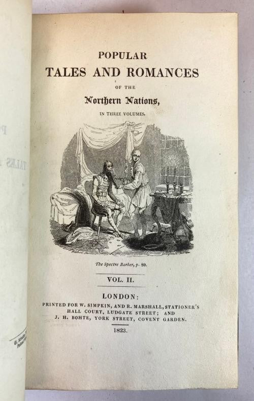 Popular Tales and Romances of the Northern Nations -3 Vol Set by Various Authors