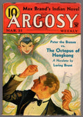 Argosy Mar 31 1934 Classic Peter the Brazen cover; Max Brand; H. Bedford-Jones