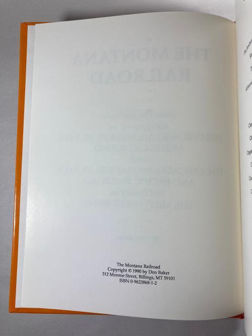 The Montana Railroad, Alias: The Jawbone by Don Baker (First Edition)