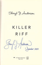 Killer Riff by Sheryl J. Anderson (First Edition) Signed