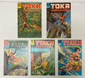 Lot of 5 Toka Jungle King Dell Raw Comics