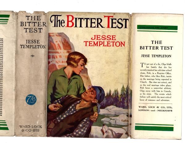 The Bitter Test by Jesse Templeton (First Edition) File Copy