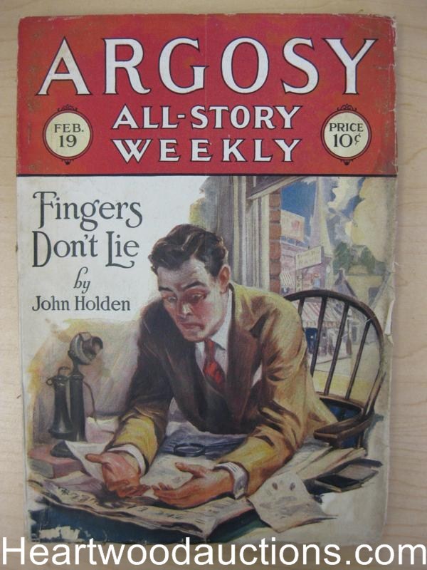 Argosy Feb 19, 1927 Fingers Don't lie