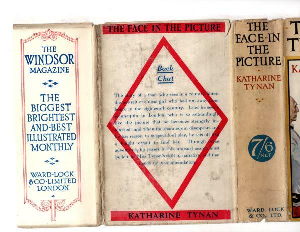 The Face in the Picture by Katharine Tynan (1st Edition) Abbey Cvr, Ward File...