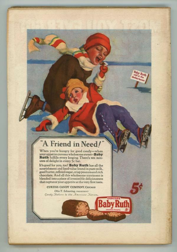 Detective Story Magazine Mar 19 1927 Coughlin Cover Art, Trimmed Pulp