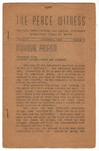 The Peace Witness Vol. 5 #3 1942