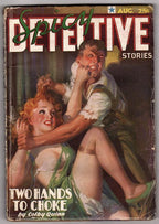 Spicy Detective Aug 1936 H.J. Ward- Wild good girl art cover - Pulp