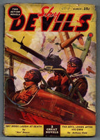 Sky Devils Mar 1938 Pulp First Issue; J.W. Scott Cvr; Robert Sidney Bowen