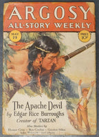 Complete Serial Burroughs The Apache Devil Argosy May - June 1928 - Pulp
