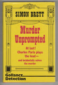 Murder Unprompted by Simon Brett (First UK Edition)