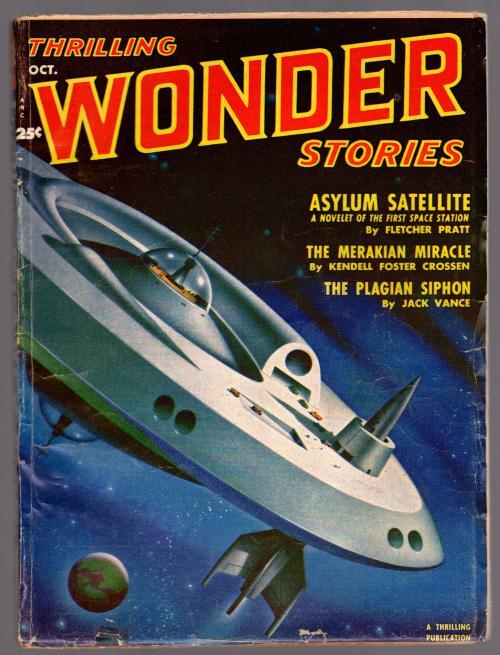 Thrilling Wonder Oct 1951 Alex Schomberg Cvr; Richard Matheson - Pulp