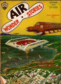 Air Wonder Stories Sep 1929 Pulp Paul Cvr; Gernsback; Harl Vincent; MacClure;...