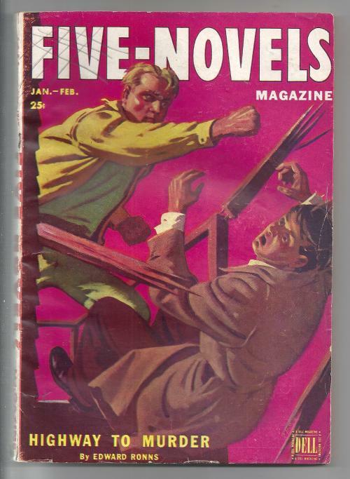 Five-Novels Magazine Jan-Feb 1947 Pulp Ronns; Scholz