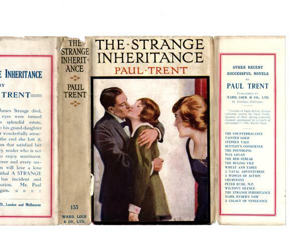 The Strange Inheritance by Paul Trent (Hubin listed Mystery)