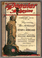 Popular Feb 20 1918 Pulp Henry C. Rowland; William Johnston; H. de Vere Stacp...