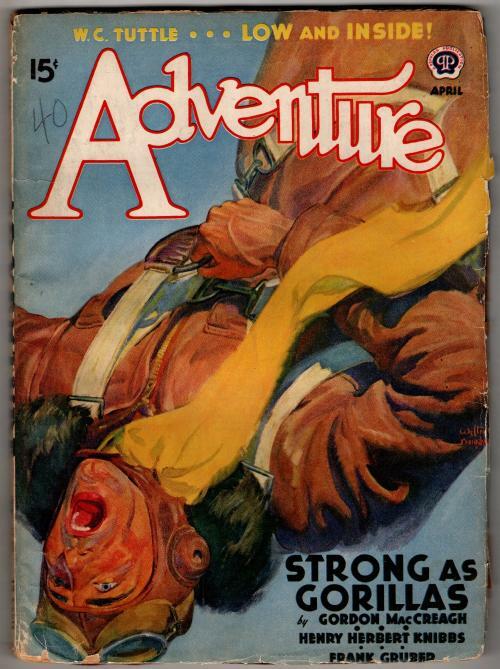 Adventure Apr 1940 Baumhofer Cvr; MacCreagh; Knibbs; W. C. Tuttle; Frank Grub...