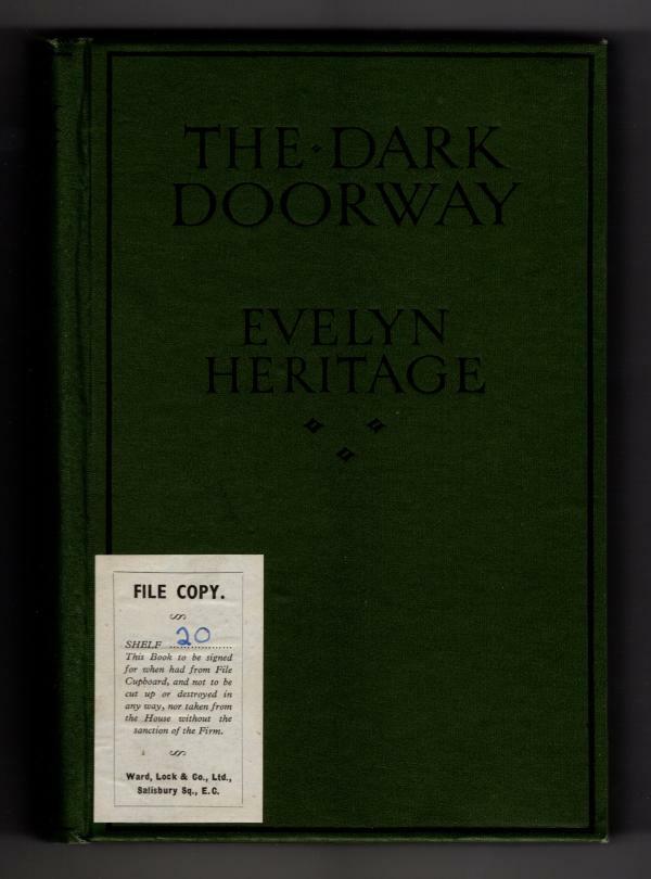 The Dark Doorway by Evelyn Heritage (First Edition) File Copy