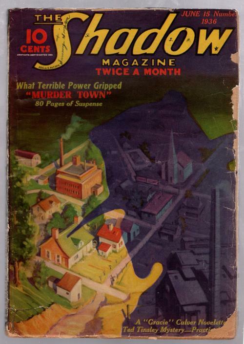The Shadow Jun 15 1936 Rozen Cover Art Pulp