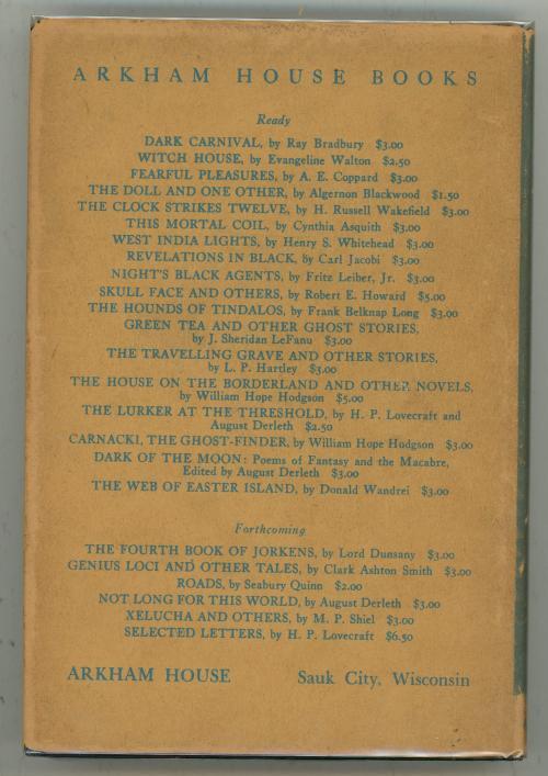 The Web of Easter Island by Donald Wandrei (First Edition)