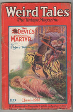 Weird Tales Jun 1928 C. C. Senf Cvr; Quinn; H. P. Lovecraft; Derleth; MW Wellman