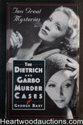 The Dietrich and Garbo Murder Cases by George Baxt First,Trade Paperback- High G