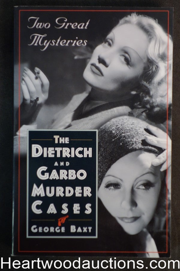 The Dietrich and Garbo Murder Cases by George Baxt First,Trade Paperback- High G