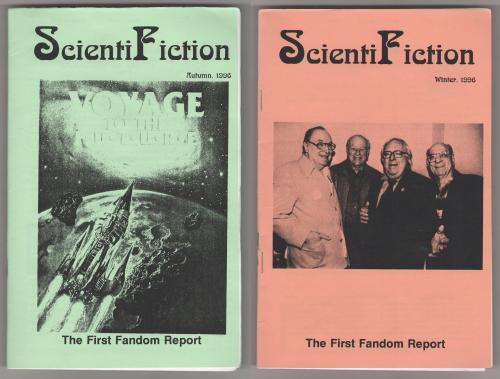 ScientiFiction 1996 All 4 Issues First Fandom Sci-fi Fanzine (1st) Korshak's