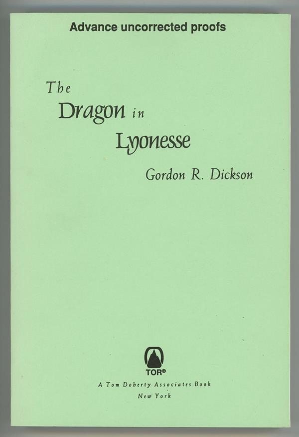 The Dragon in Lyonesse by Gordon R. Dickson (Advance Proof)