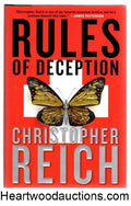 Rules of Deception by Christopher Reich SIGNED FIRST- High Grade