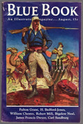 Blue Book Aug 1936 Herbert Morton Stoops Cvr; H. Bedford-Jones;
