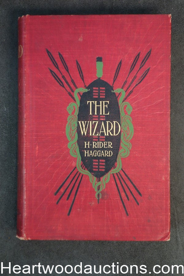 The Wizard by H. Rider Haggard First U.S. edition, Charles Kerr art