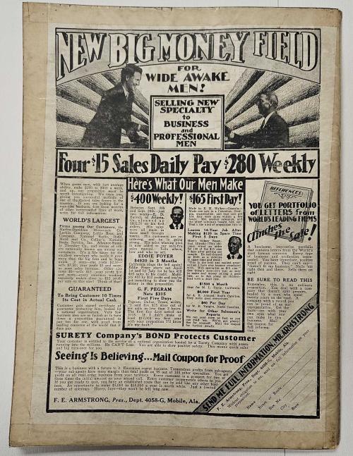 Wonder Stories Nov 1932 Frank R. Paul stylized editioral Cvr; C. A. Smith; Simak