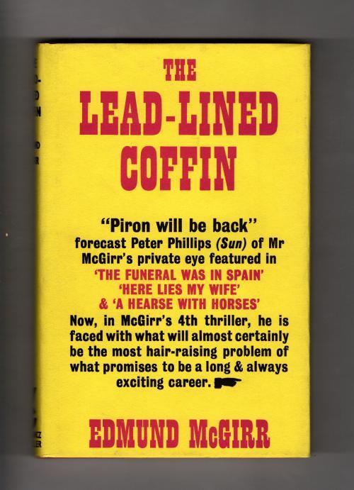 Lead-Lined Coffin by Edmund McGirr (First UK Edition) Gollancz File Copy