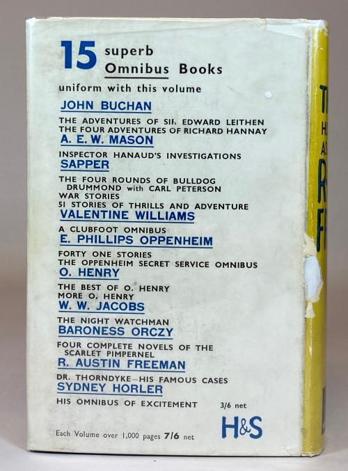 The Famous Cases of Dr. Thorndyke by R.A. Freeman (A. Derleth Signed)